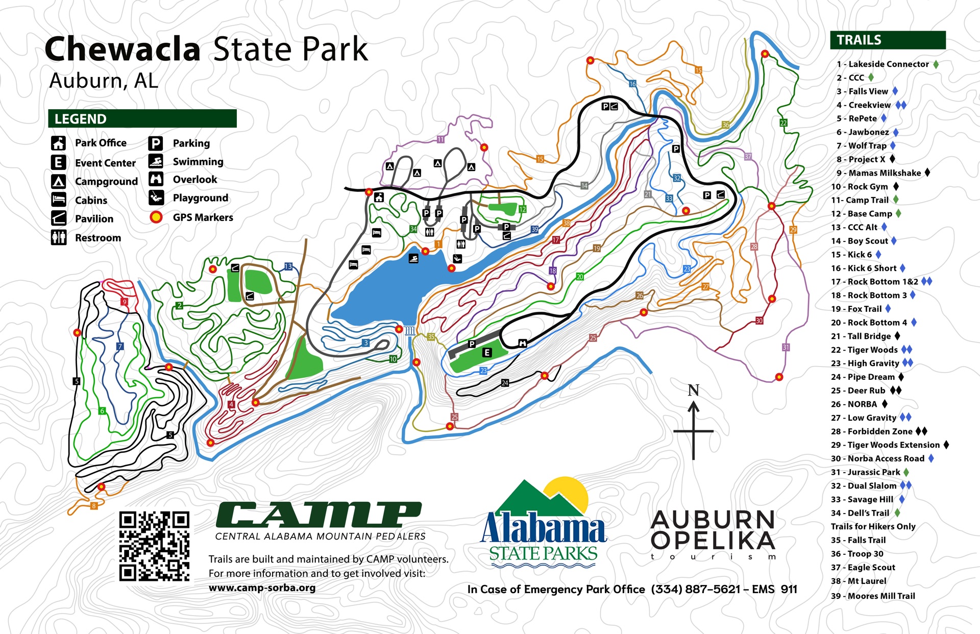 Chewacla Map
